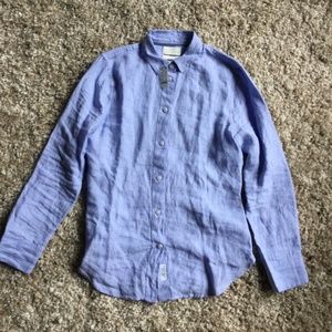 J. Crew Irish Linen Button Up shirt